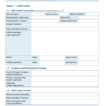 10 10 10 Sms Template Incident Report Form – &lt;Business  Inside Incident Report Form Template Qld