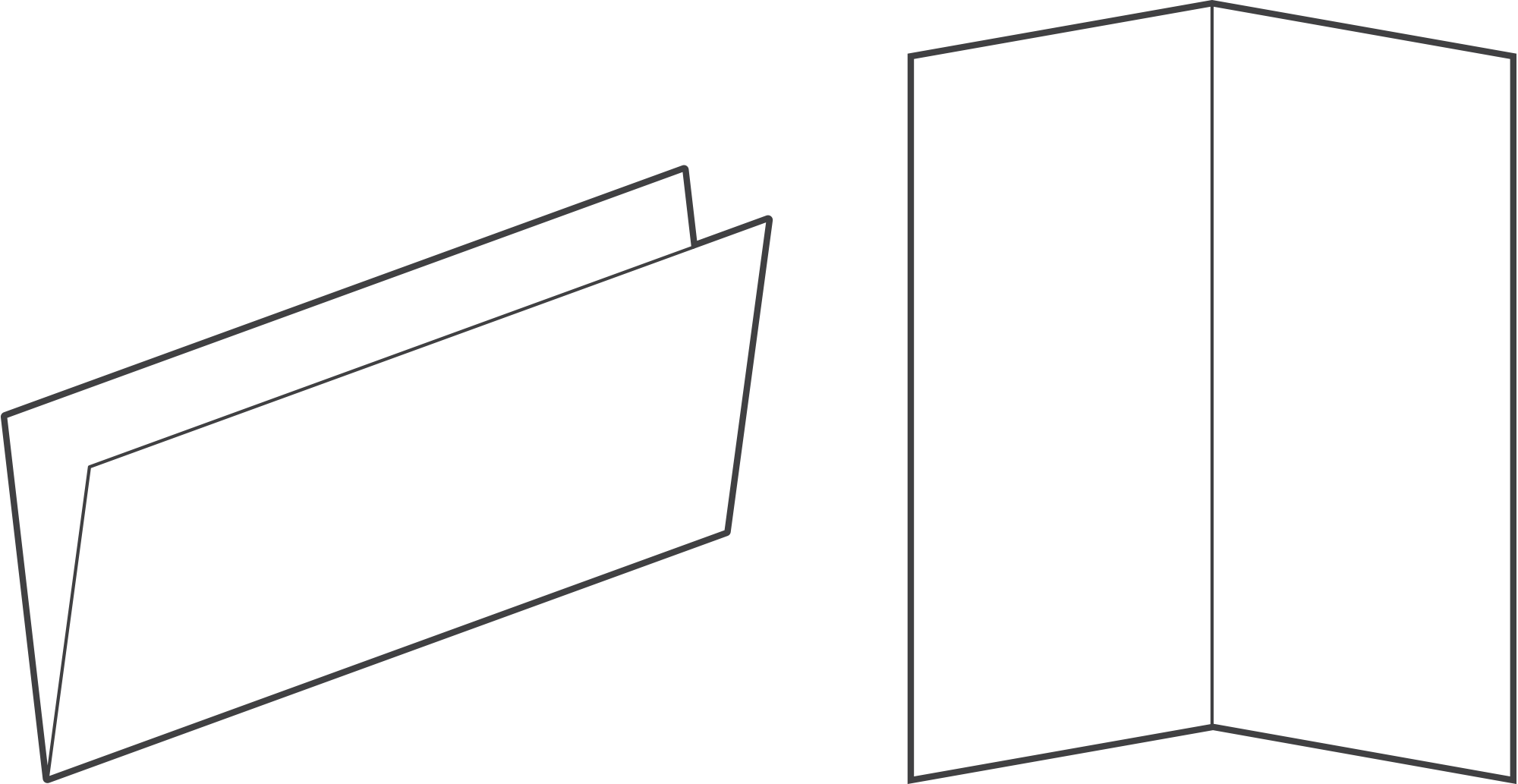 10" × 10" Bi-Fold Brochure Template With Regard To Brochure Folding Templates