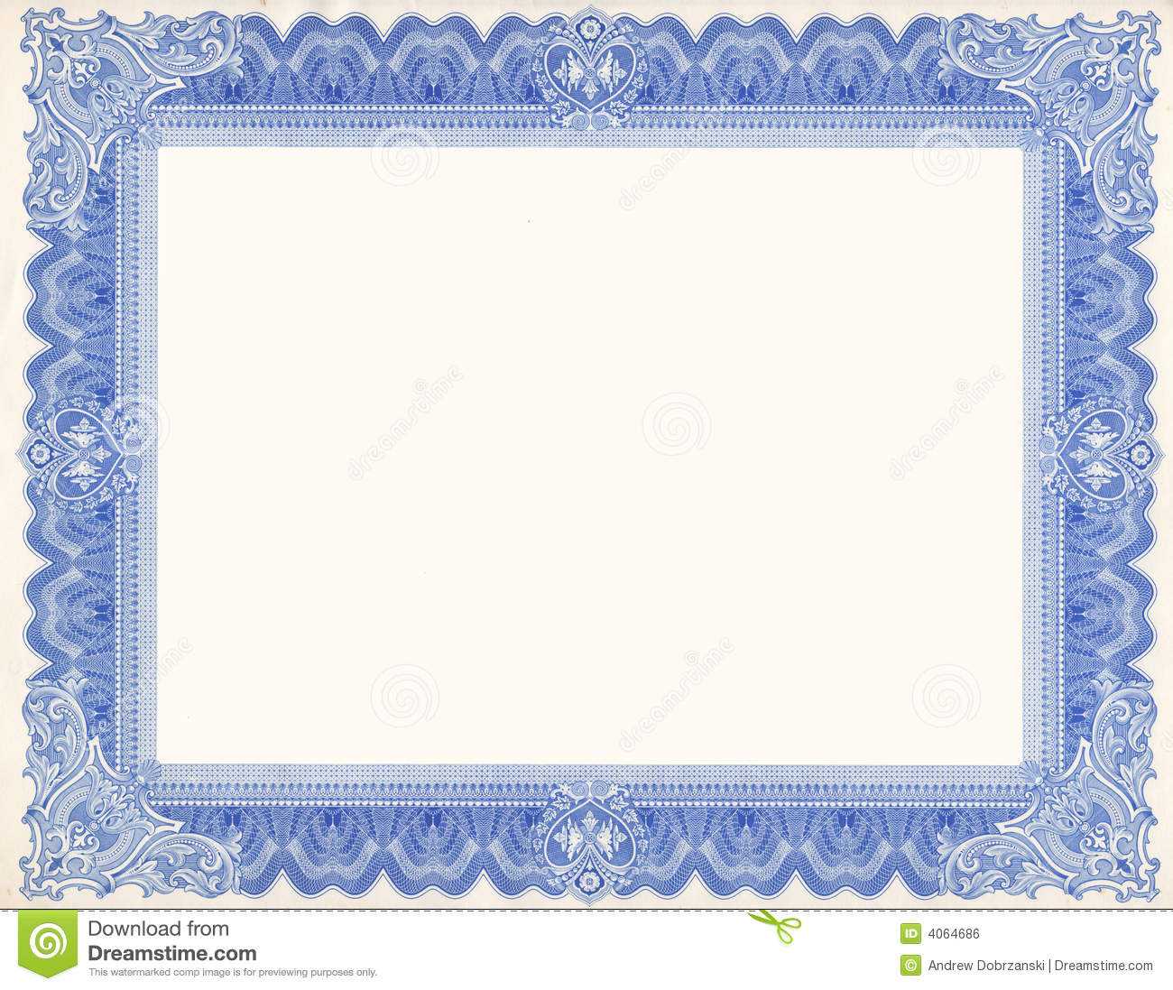 10,10 Certificate Border Stock Photos - Free & Royalty-Free Stock  With Regard To Free Printable Certificate Border Templates