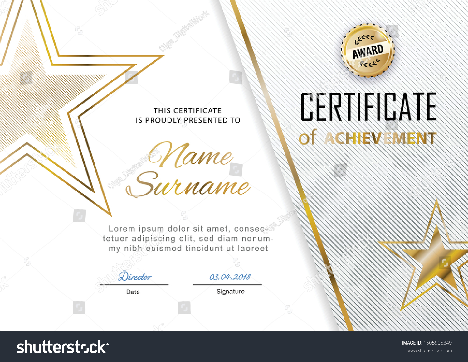 10,10 Certificate Star Template Images, Stock Photos & Vectors  For Star Naming Certificate Template