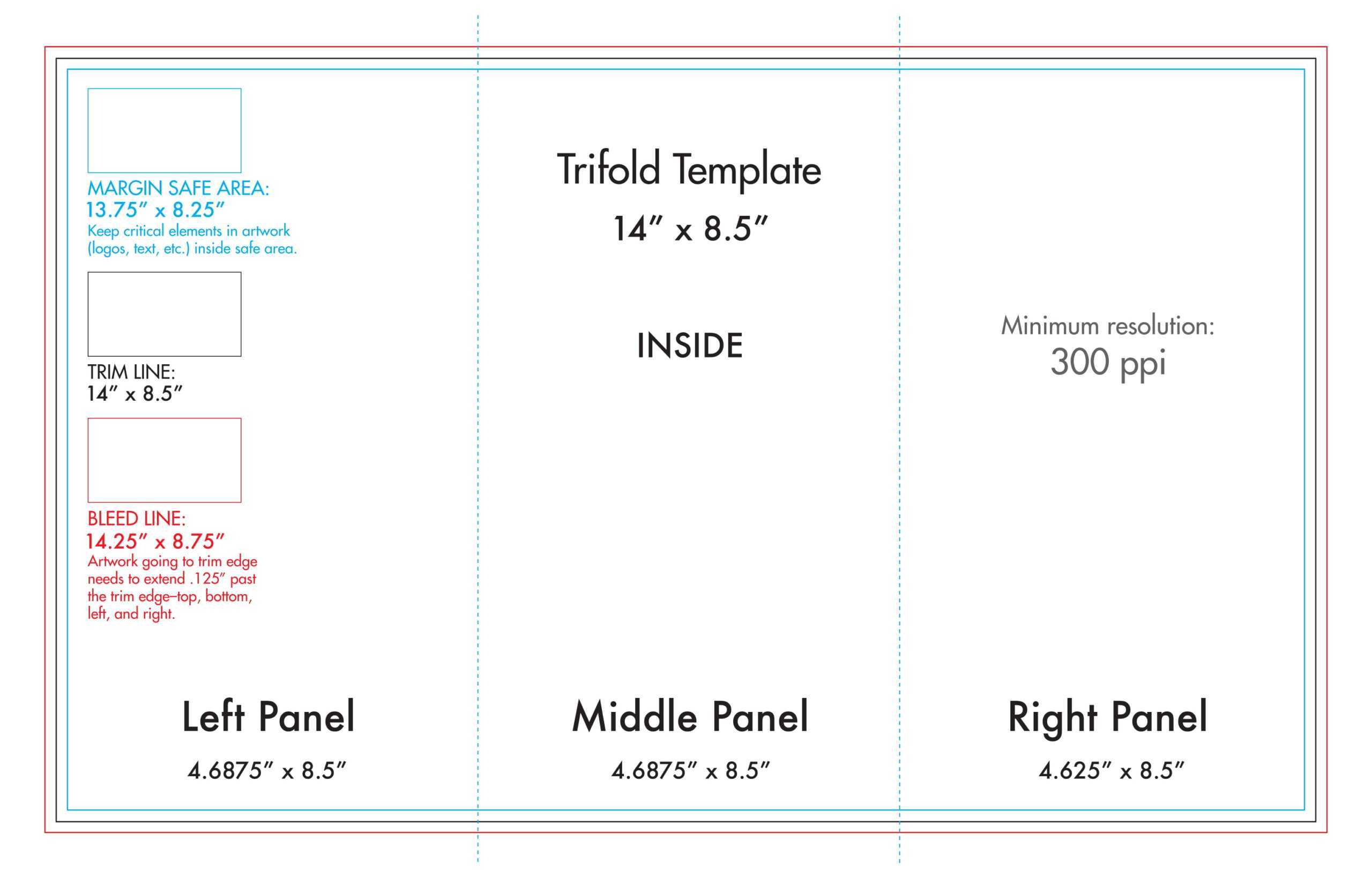 10.10 x 10 Brochure Templates  Print 10