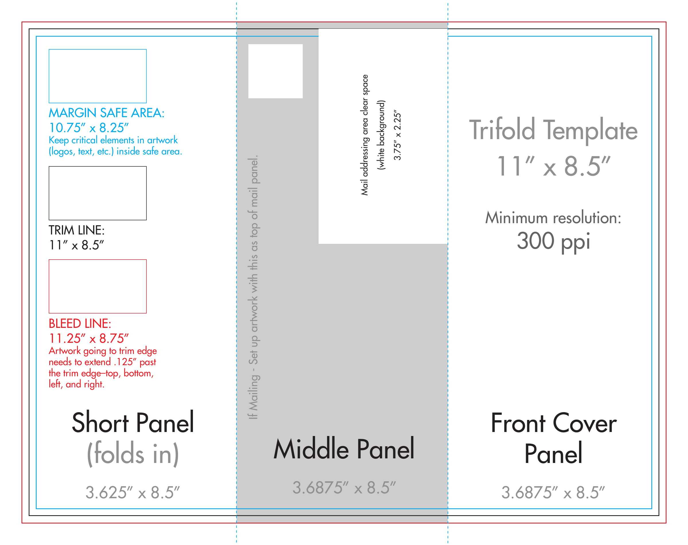 10.10 x 10 Brochure Templates  Print 10