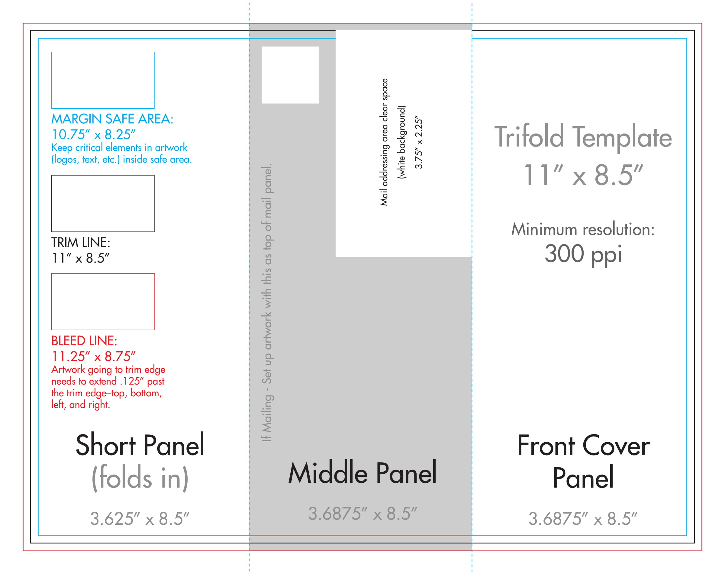 10.10 X 10 Brochure Templates  Print 10.10 X 10 Trifold Templates  Regarding 8