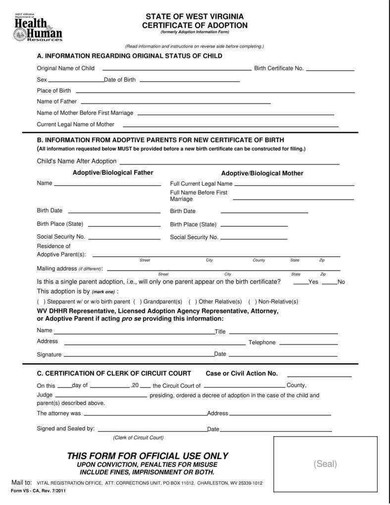 10+ Adoption Paper Templates - PDF  Free & Premium Templates Pertaining To Child Adoption Certificate Template