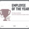 10 Amazing Award Certificate Templates In 10 – Recognize Intended For Employee Of The Year Certificate Template Free