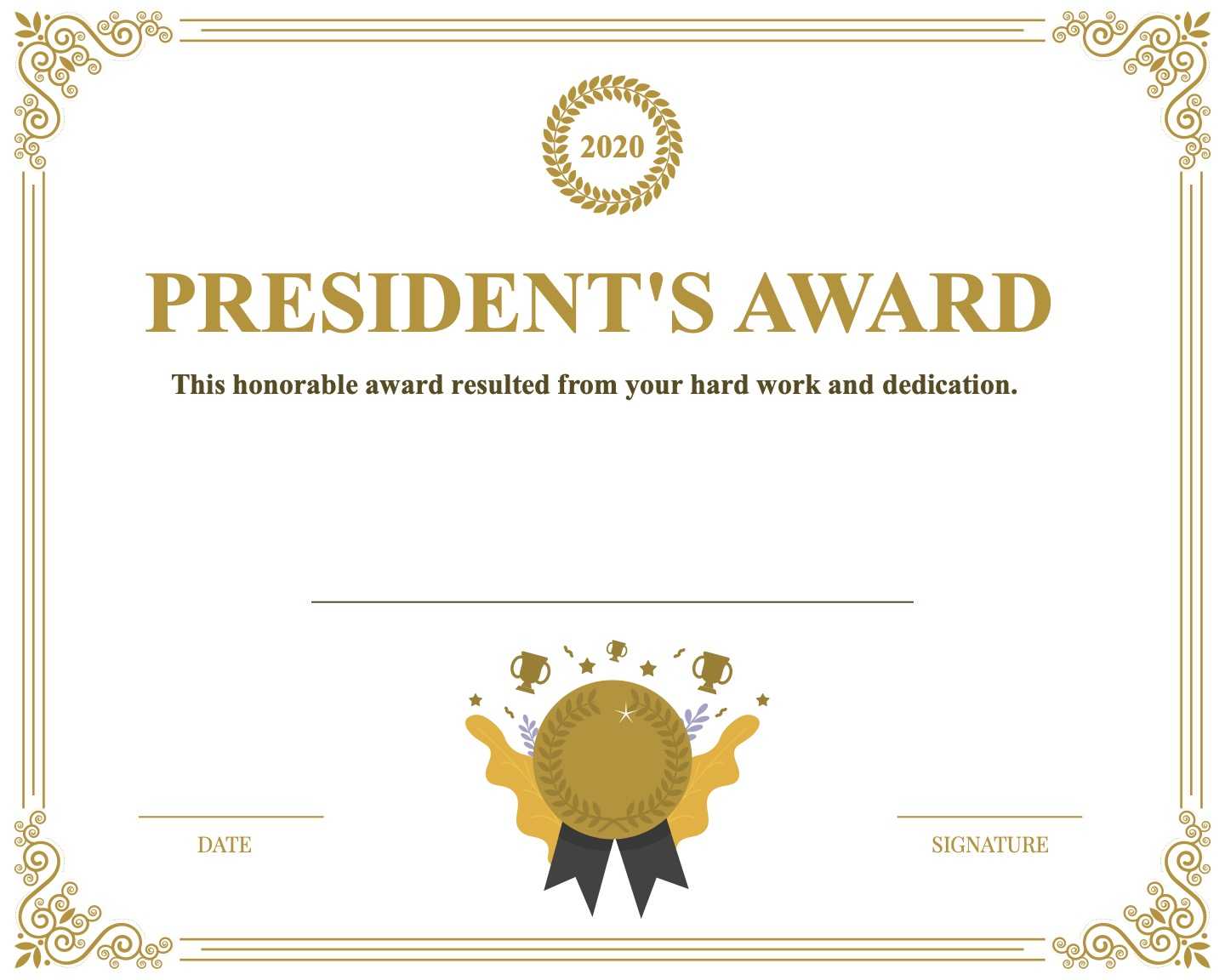 10 Amazing Award Certificate Templates in 10 - Recognize Throughout Good Job Certificate Template