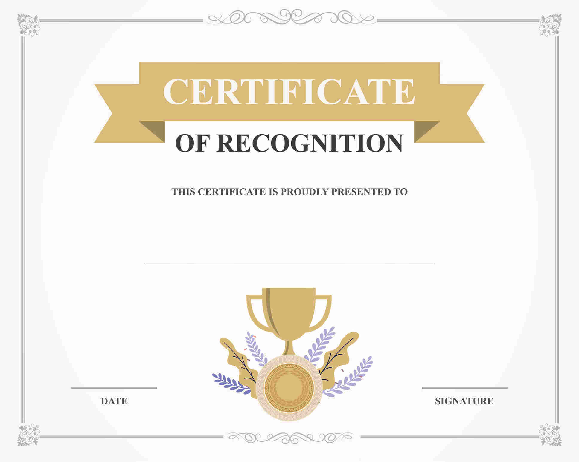 10 Amazing Award Certificate Templates in 10 - Recognize With Promotion Certificate Template