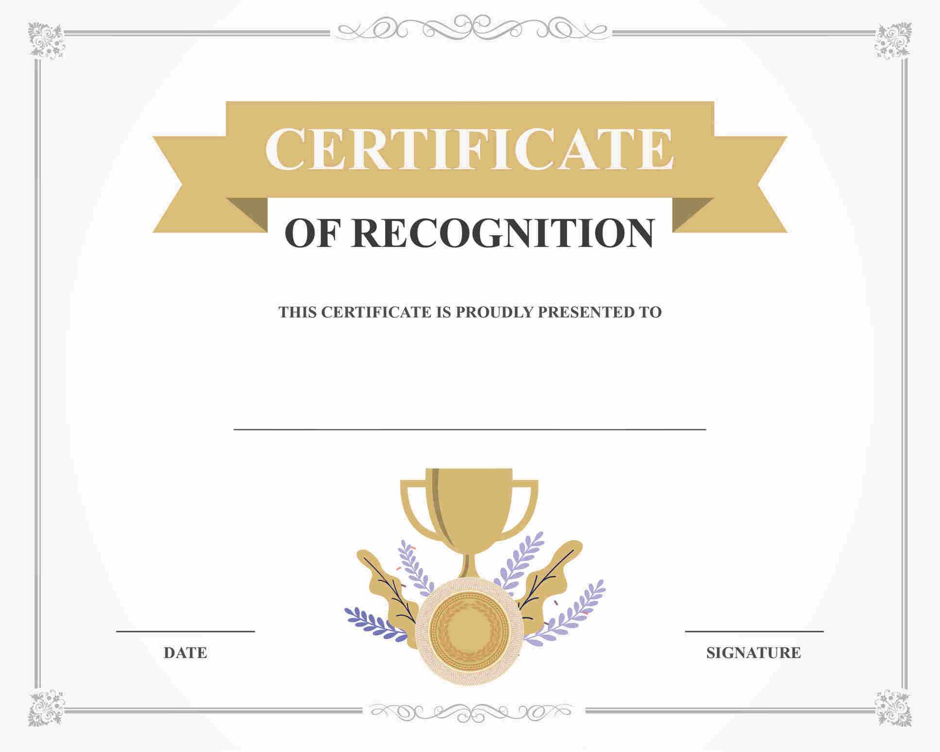 10 Amazing Award Certificate Templates in 10 - Recognize With Promotion Certificate Template