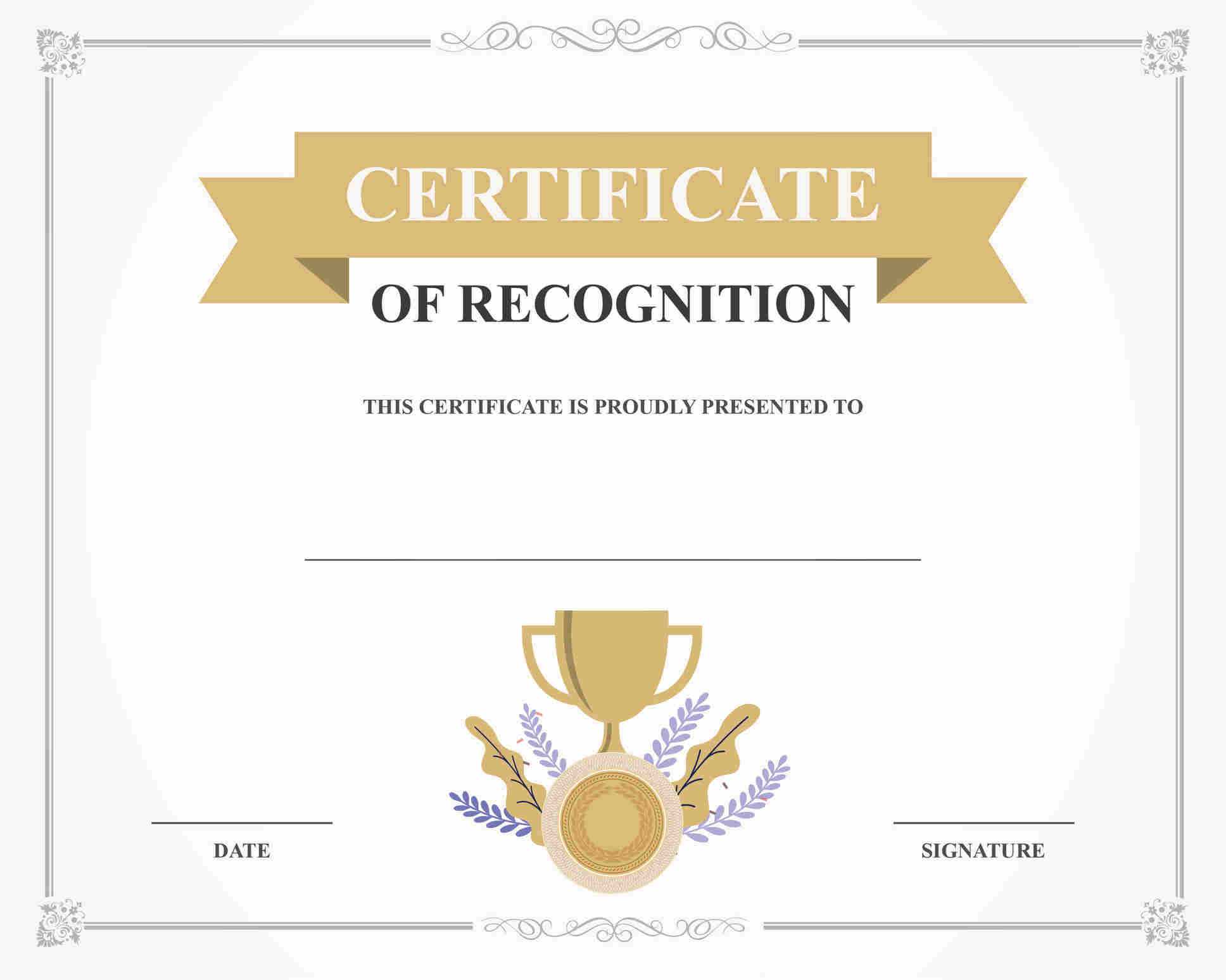 10 Amazing Award Certificate Templates in 10 - Recognize With Promotion Certificate Template