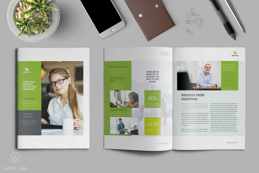 10+ Annual Report Templates (Word & InDesign) 10  Design Shack For Free Indesign Report Templates