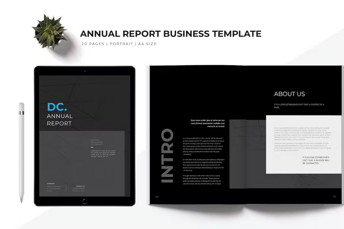 10+ Annual Report Templates (Word & InDesign) 10  Design Shack In Ind Annual Report Template