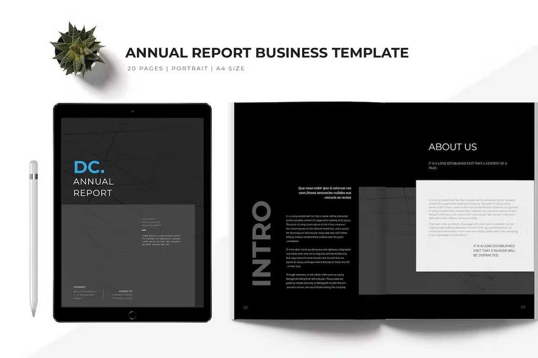 10+ Annual Report Templates (Word & InDesign) 10  Design Shack