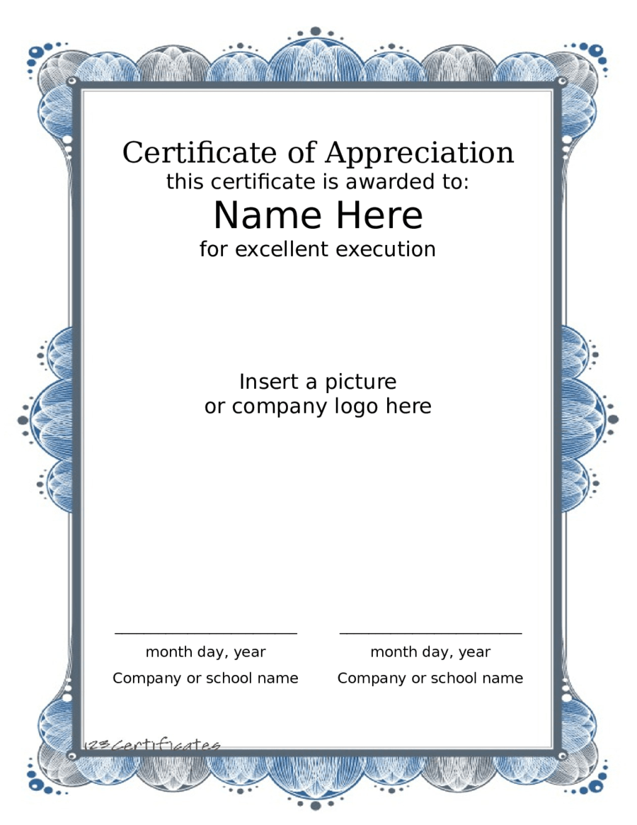 10 Award Certificate - Fillable, Printable PDF & Forms  Handypdf