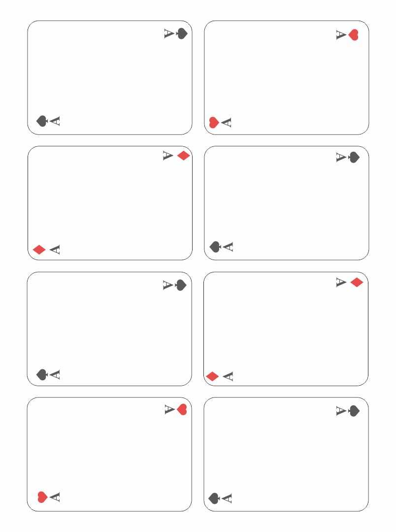 10 Best Blank Playing Card Printable Template For Word For Blank Playing Card Template 10 Best Blank Playing Card Printable Template For Word For Blank Playing Card Template