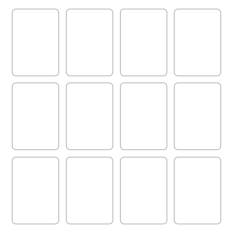 Free Printable Blank Flash Cards Template