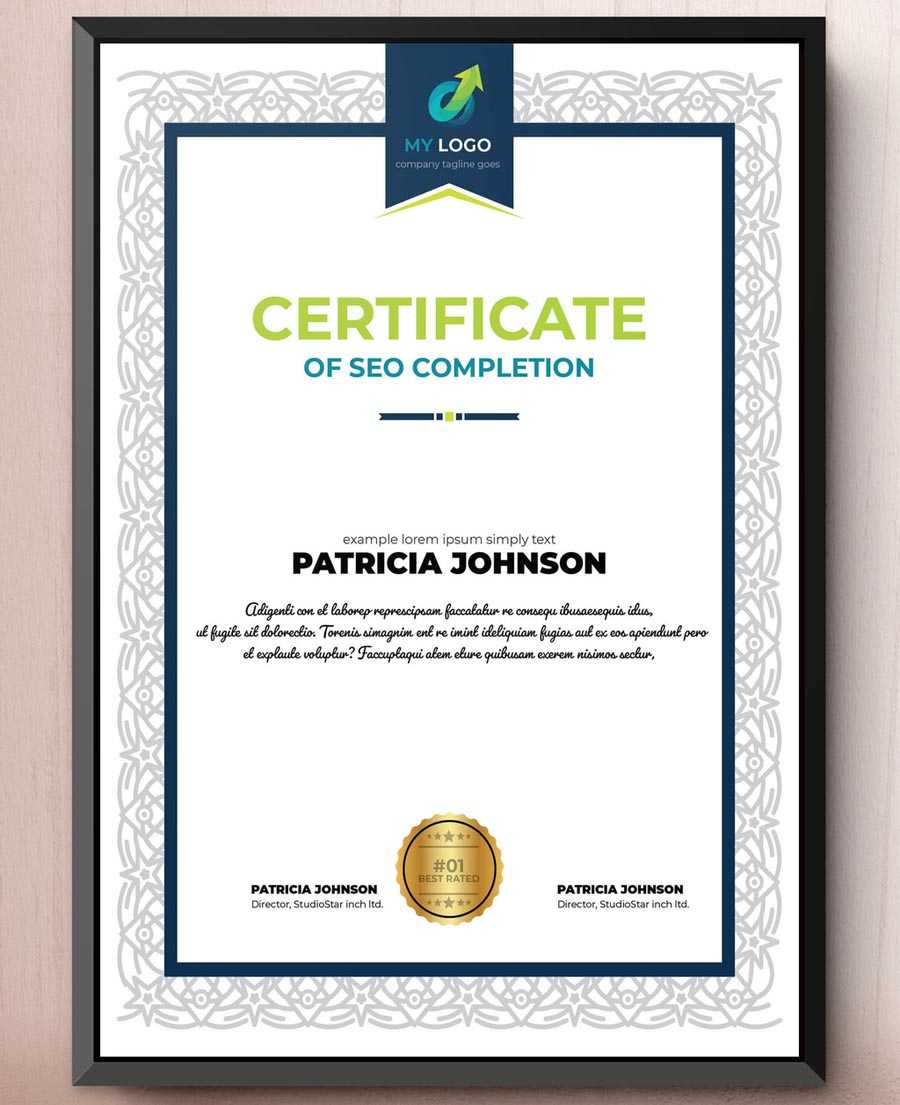 10 Best Certificate Templates for Adobe InDesign - BrandPacks Pertaining To Indesign Certificate Template