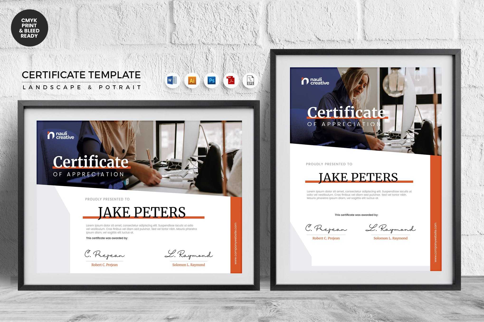 10+ Best Certificate Templates for Microsoft Word 1022 - Theme Junkie Regarding Professional Certificate Templates For Word