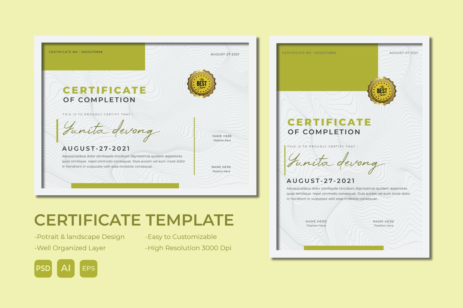 10+ Best Certificate Templates for Microsoft Word 1022 - Theme Junkie With Downloadable Certificate Templates For Microsoft Word