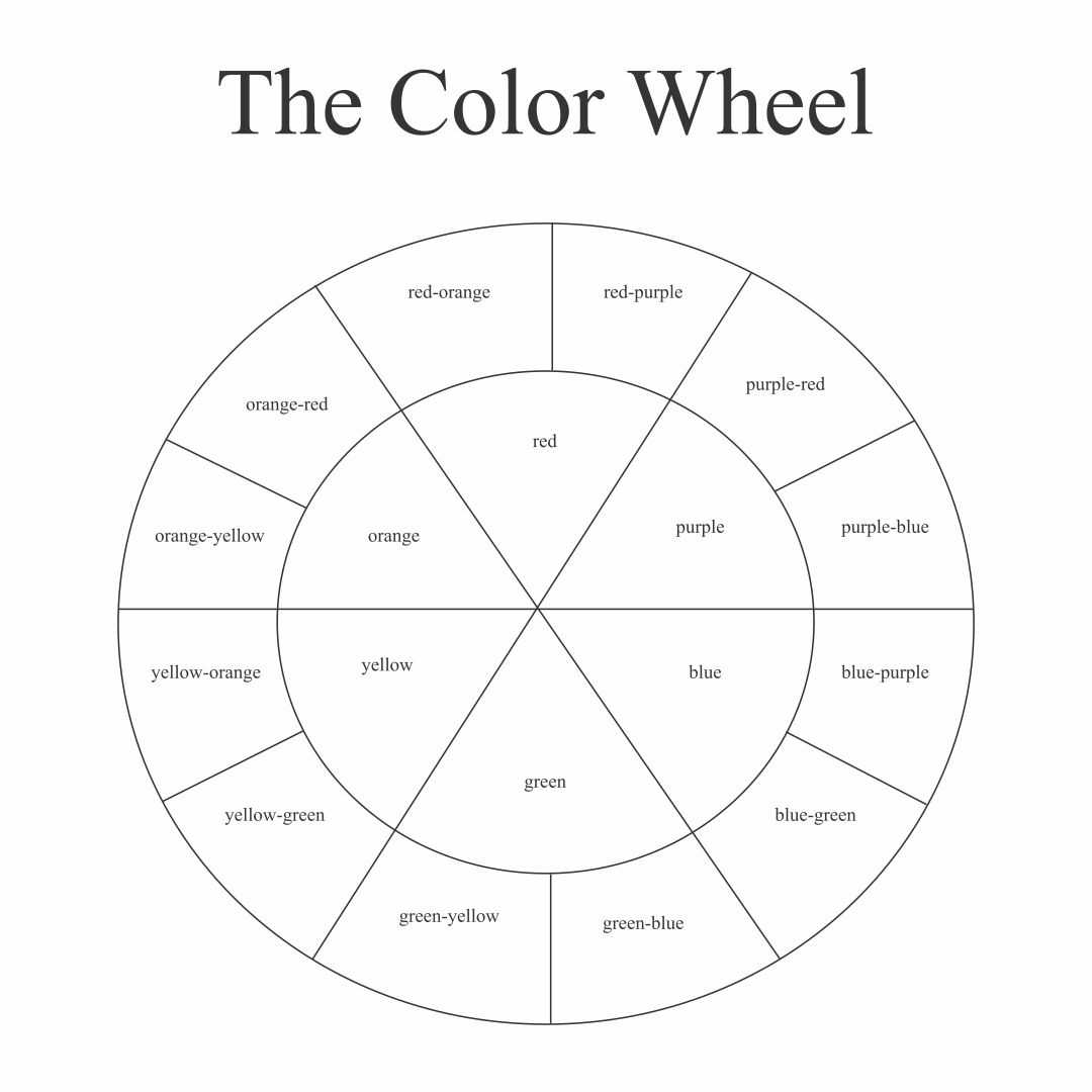 10 Best Color Wheel Printable For Students - printablee