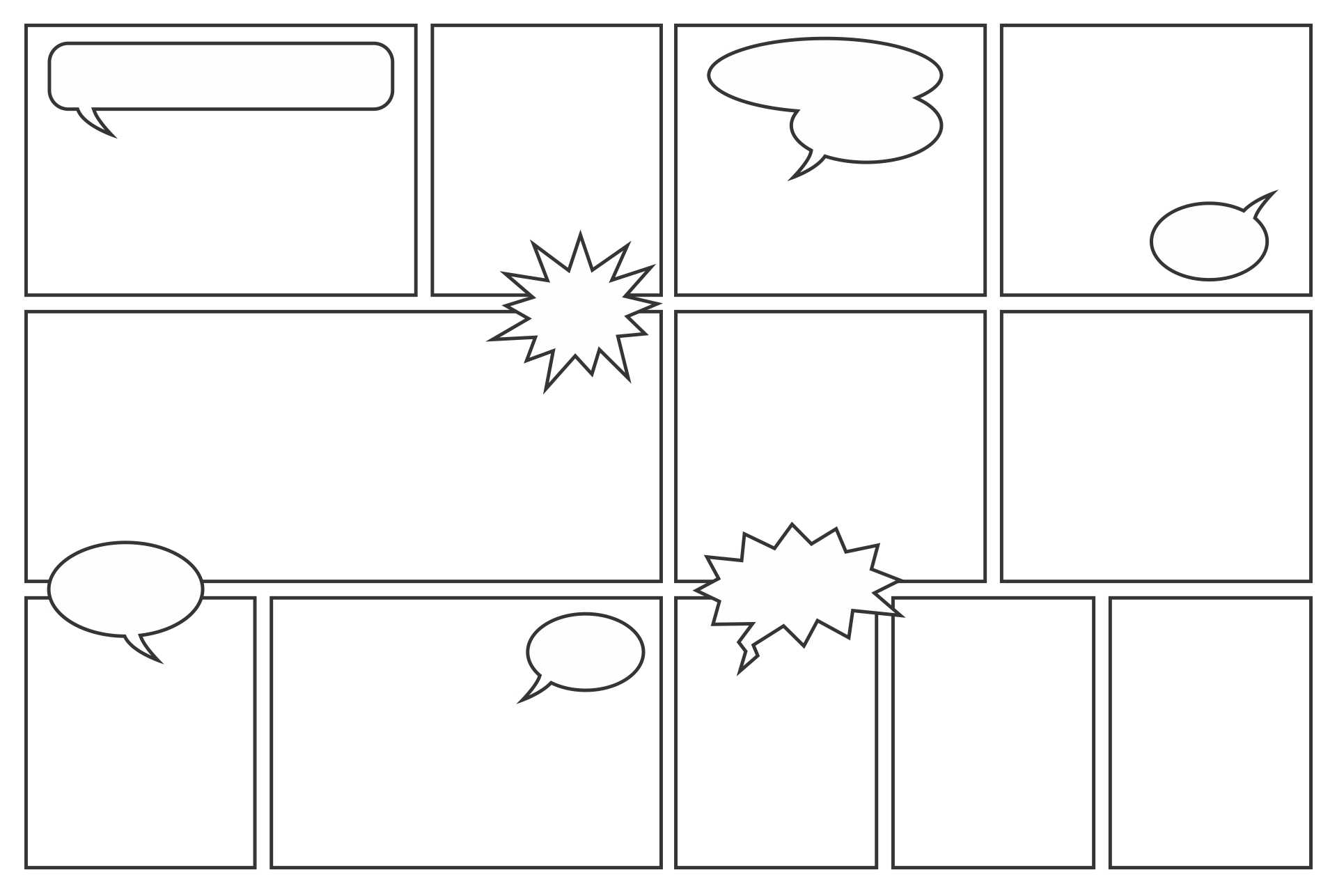 10 Best Comic Book Panels Printable - printablee