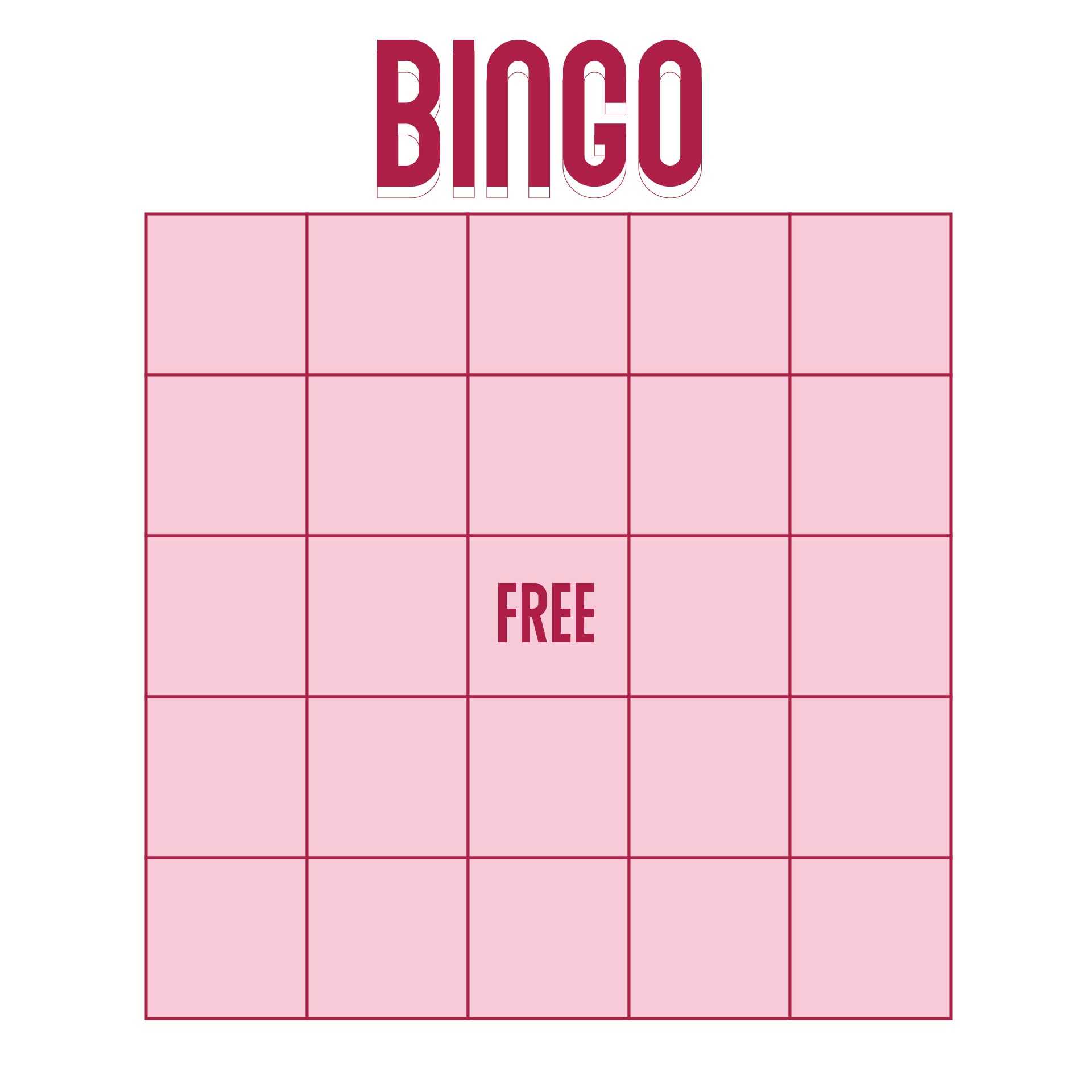 10 Best Excel Bingo Card Printable Template – Printablee