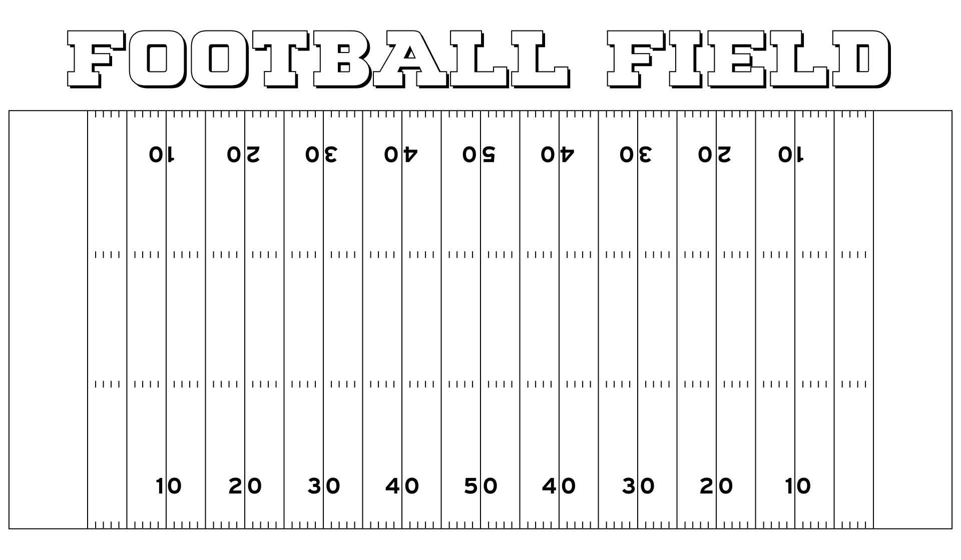 10 Best Free Printable Football Field - printablee 10 Best Free Printable Football Field - printablee