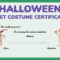 10 Best Free Printable Halloween Award Certificates - printablee.com