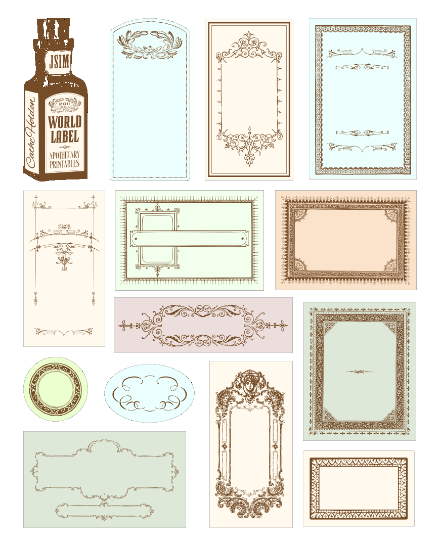 10 Best Free Printable Label Templates - printablee