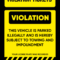 10 Best Free Printable Violation Tickets – Printablee