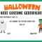 10 Best Halloween Costume Certificates Printable – Printablee