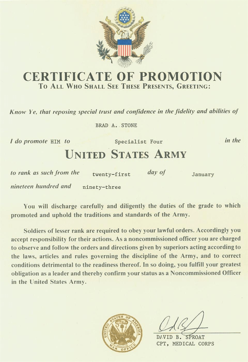 10 Best Ideas For Coloring Officer Promotion Certificate With Officer Promotion Certificate Template
