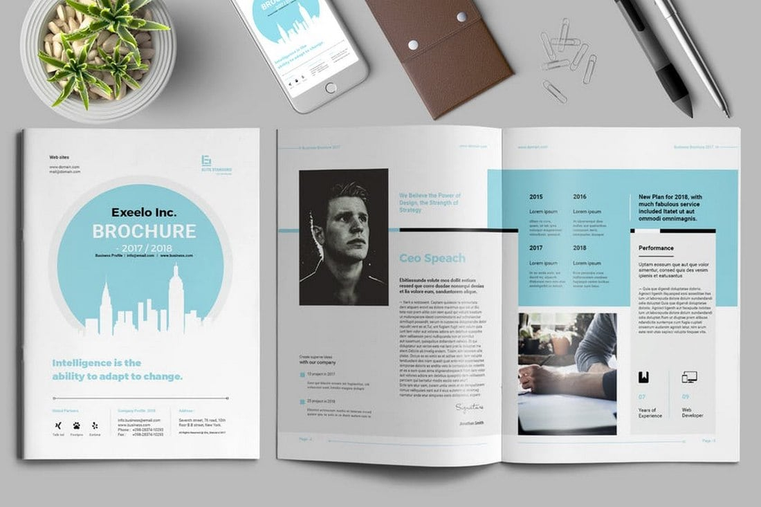 10+ Best InDesign Brochure Templates 10  Design Shack With Adobe Indesign Brochure Templates