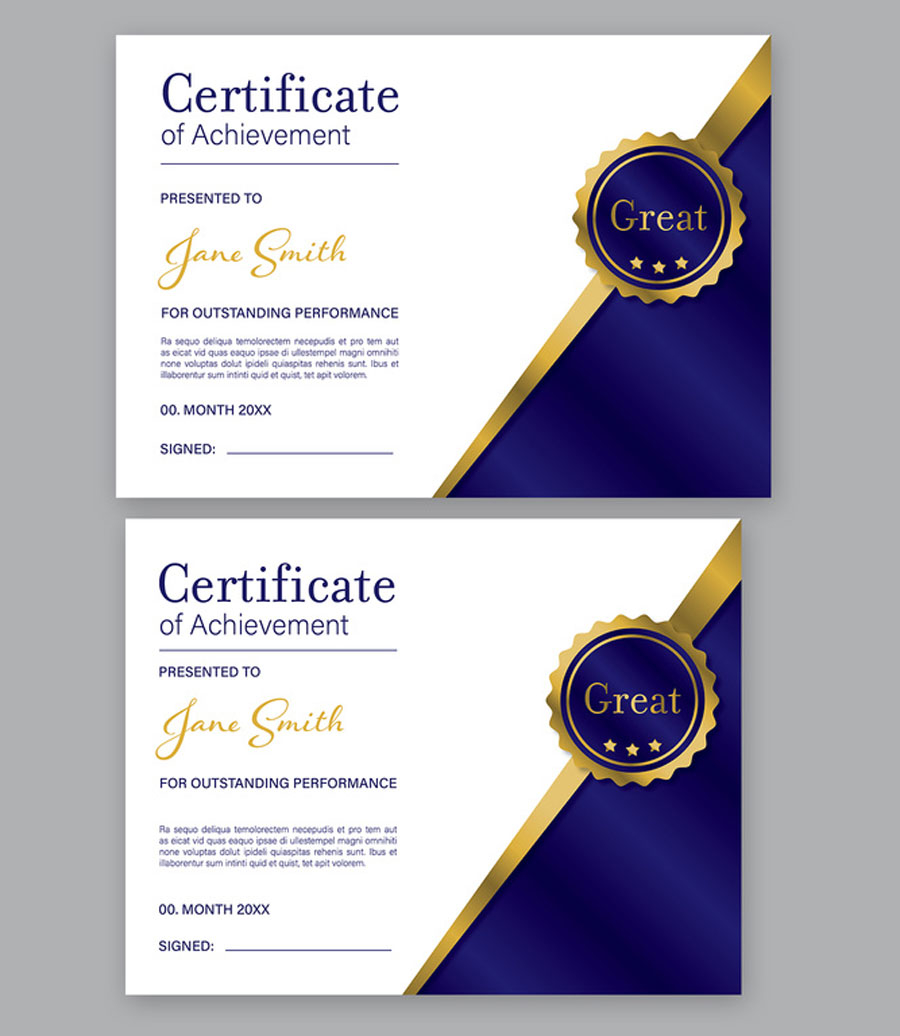 10+ Best InDesign Certificate Templates – DesignerCandies Within Indesign Certificate Template