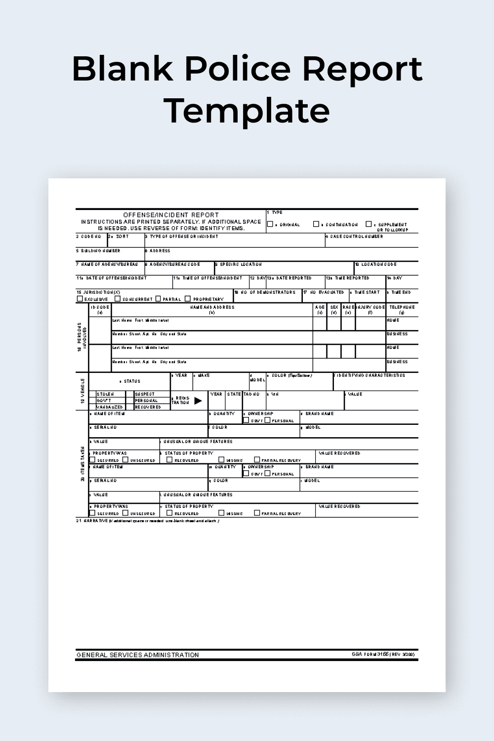 10+ Best Police Report Templates for 10: Free and Premium With Regard To Blank Police Report Template 10+ Best Police Report Templates for 10: Free and Premium With Regard To Blank Police Report Template