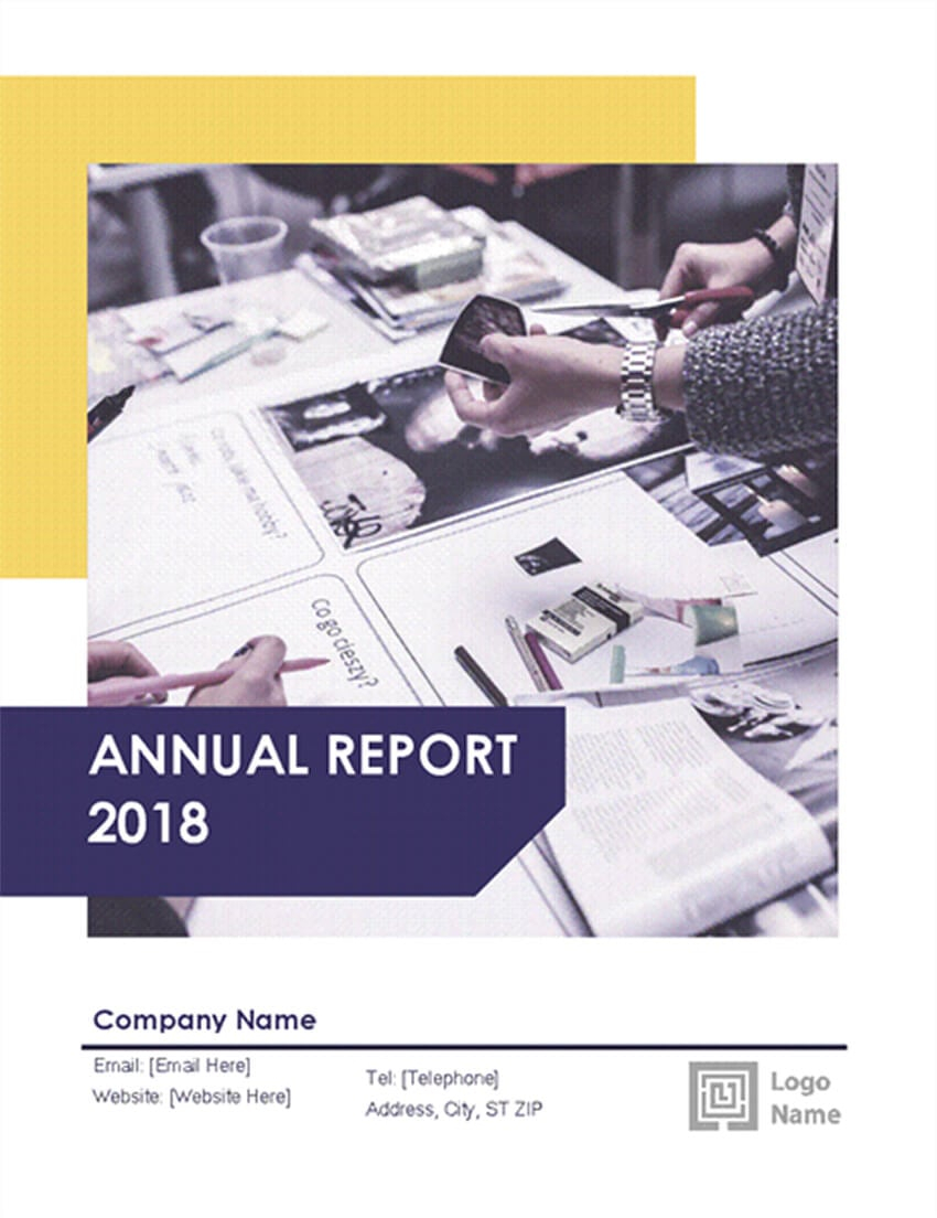 10 beste kostenlose Jahresberichtsvorlagen 10 (Word Designs & mehr) With Annual Report Word Template