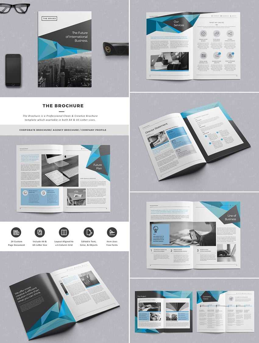 10 Besten InDesign Broschürenvorlagen – Für Kreatives  Intended For Adobe Indesign Brochure Templates