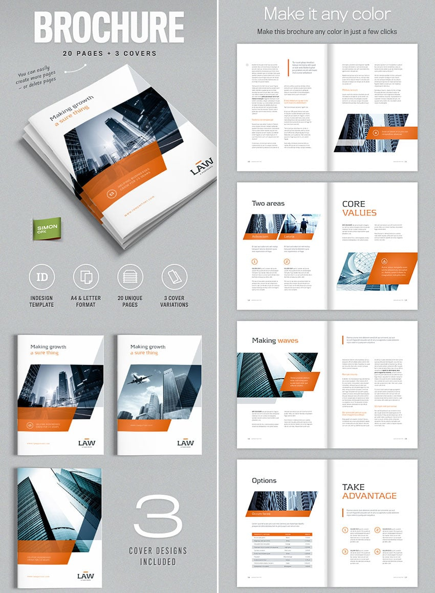 10 besten InDesign-Broschürenvorlagen - Für kreatives  Pertaining To Indesign Templates Free Download Brochure