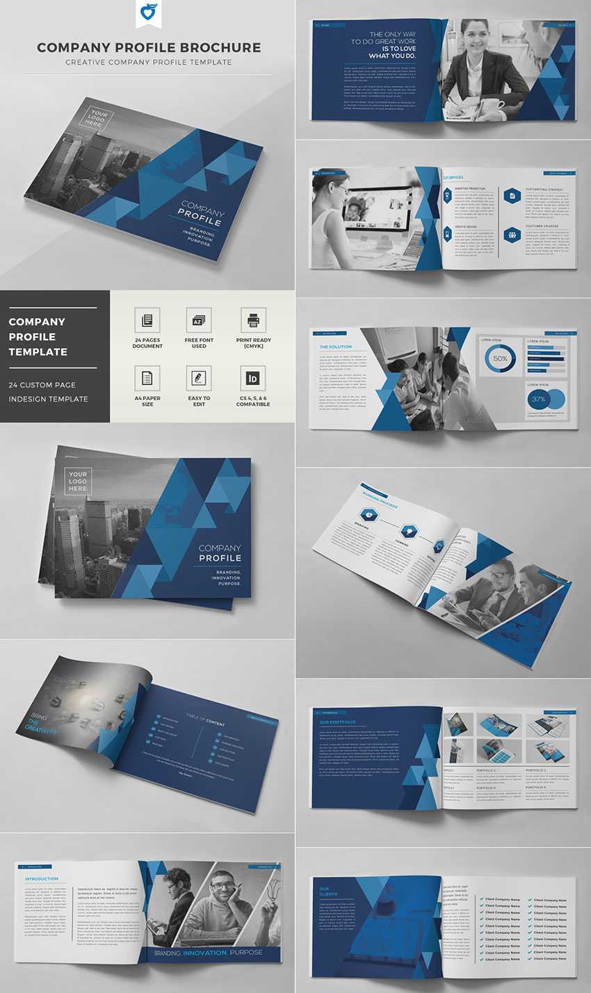 10 besten InDesign-Broschürenvorlagen - Für kreatives  With Regard To Adobe Indesign Brochure Templates