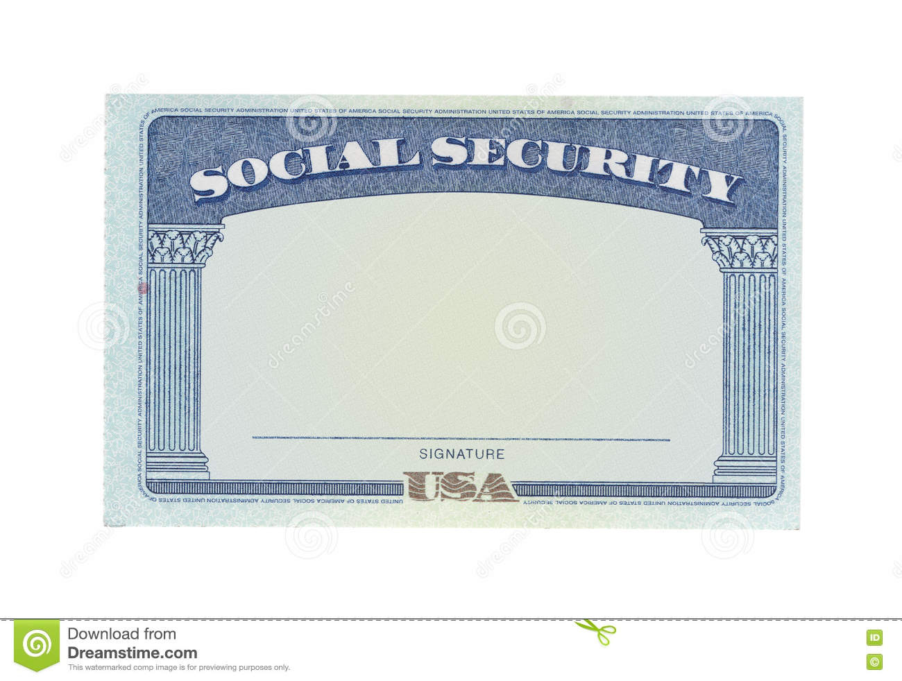 10 Blank Social Security Card Stock Photos - Free & Royalty-Free  Throughout Blank Social Security Card Template Download
