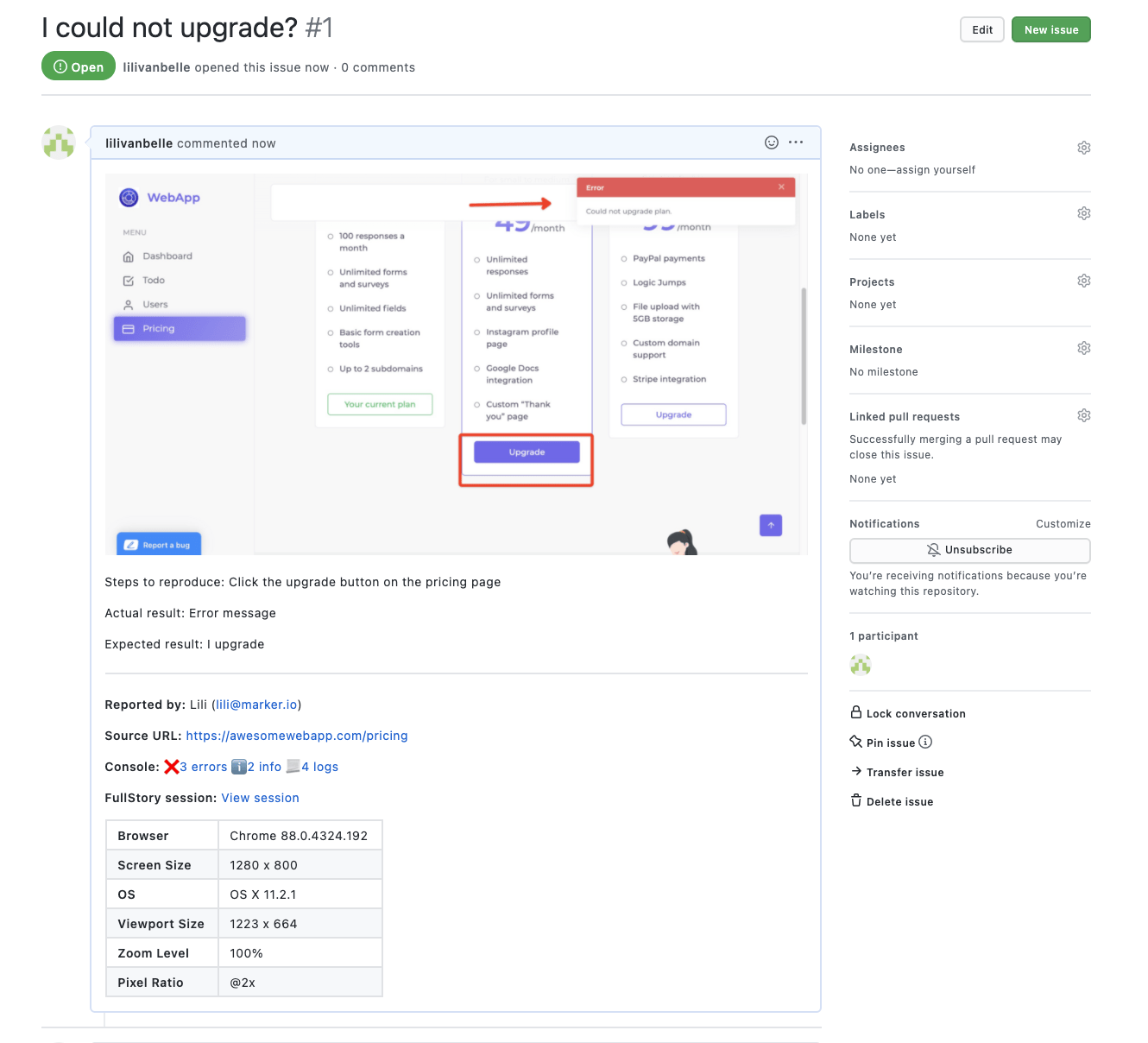 10 Bug Reporting Templates You Can Copy for Your QA Testing  For Fault Report Template Word