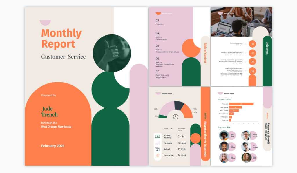 10 Business Report Templates For Professional Reports (10) Regarding ...