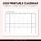 10 Calendar Printable 10 Calendar Template 10 - Etsy.de
