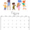 10 Calendar Thats Printable Kids – Monthly Snapshots  Inside Blank Calendar Template For Kids