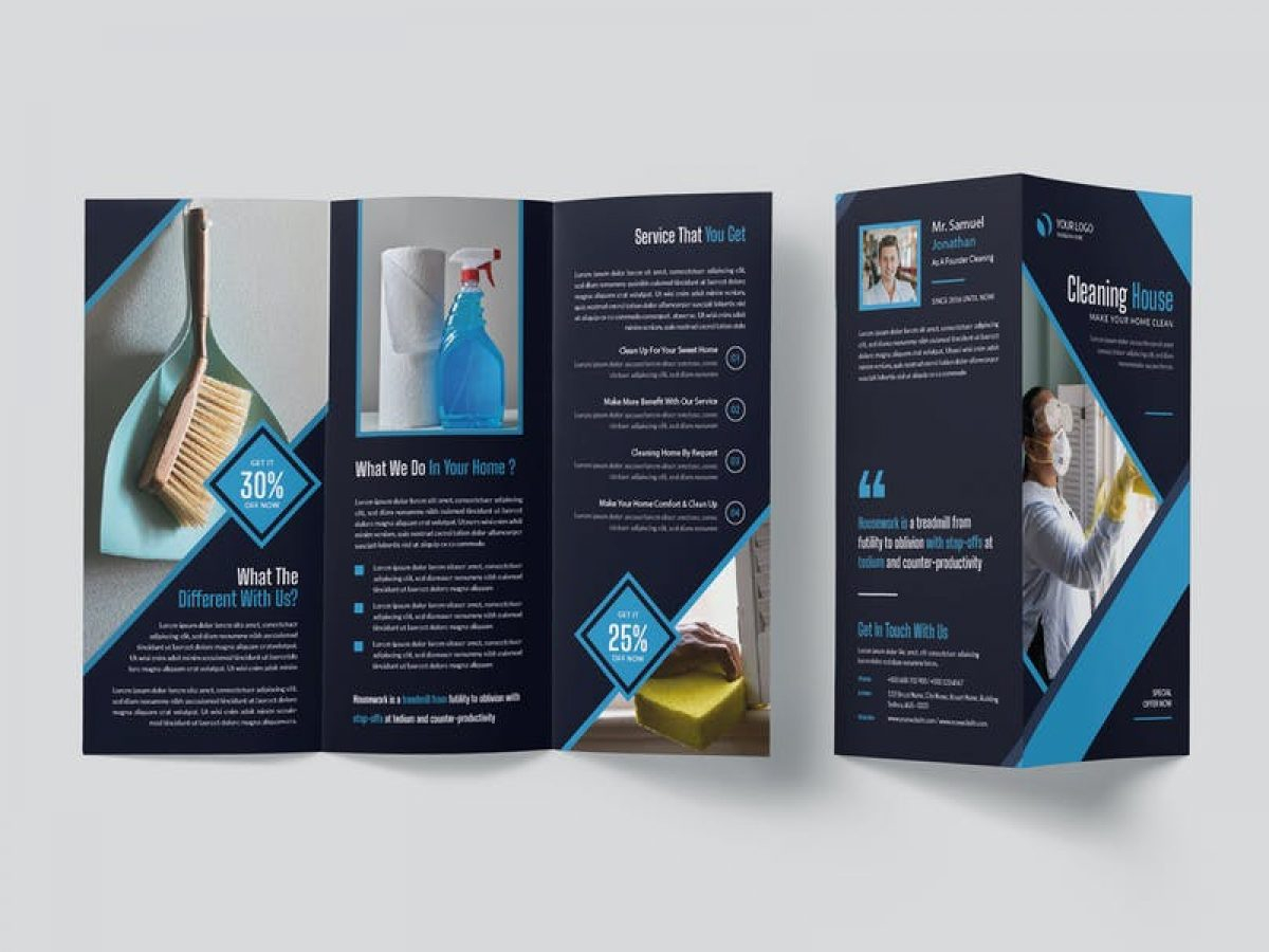10+ Cleaning Company Brochure Template Download - Graphic Cloud