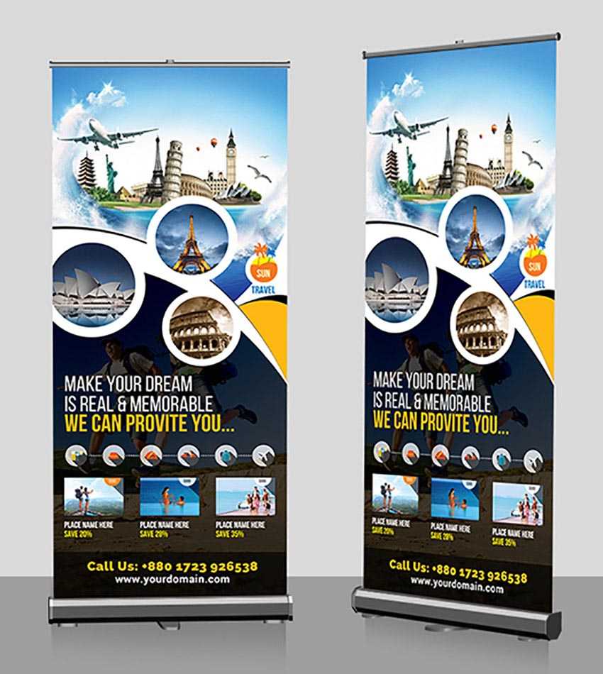 10 Creative Roll Up Banner Designs (Templates To Download Now) Intended For Pop Up Banner Design Template