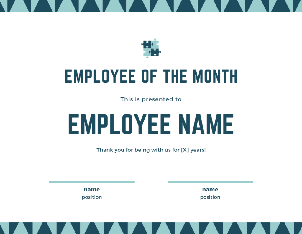 10 Employee Of The Month Templates Your Employees Will Love Inside Employee Of The Month Certificate Template