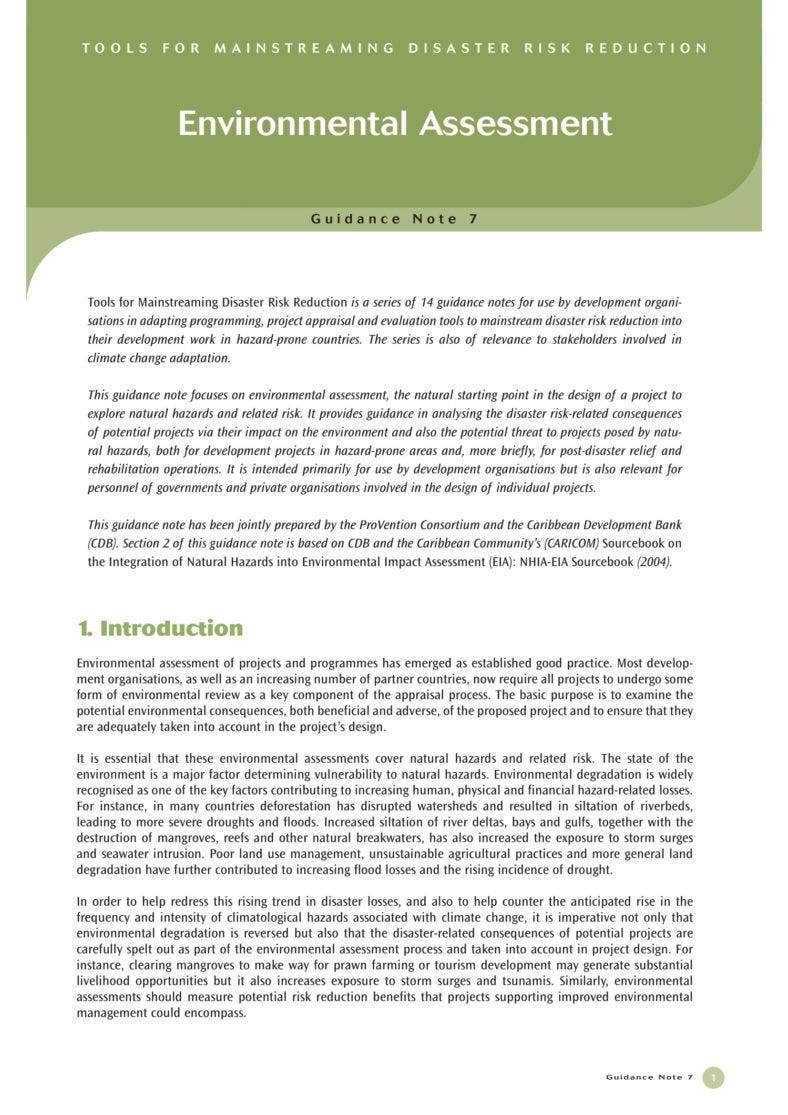 10+ Environmental Assessment Templates – PDF  Free & Premium Templates Pertaining To Environmental Impact Report Template