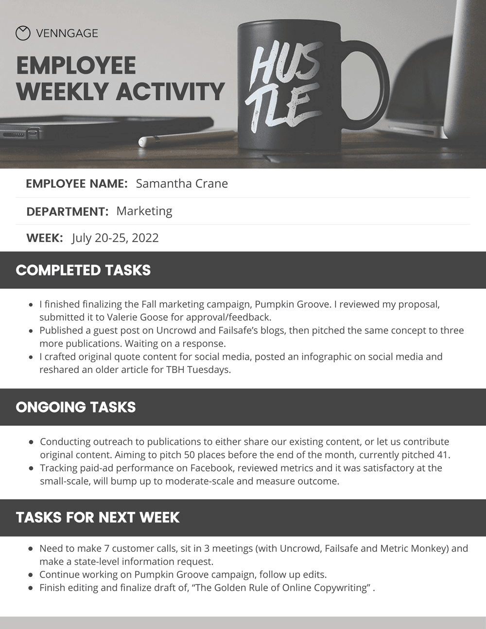 10+ Essential Business Report Templates - Venngage In Simple Business Report Template