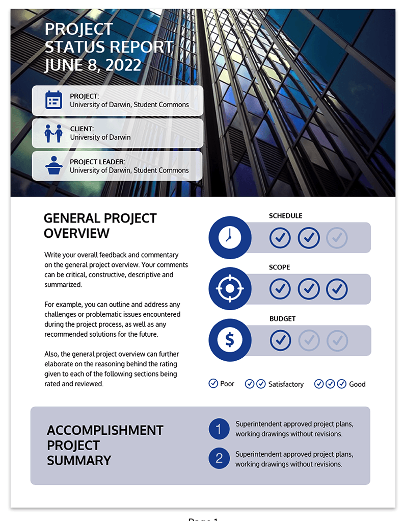 10+ Essential Business Report Templates – Venngage Intended For Good Report Templates