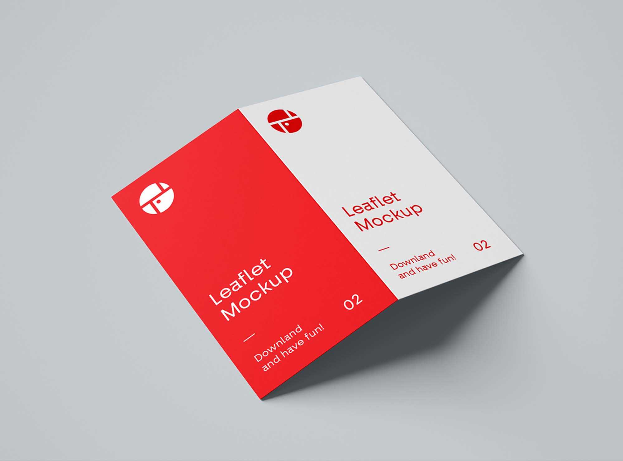 10 Fold Brochure Mockup (PSD) Within Two Fold Brochure Template Psd